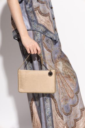 Stella McCartney Falabella Pochette Bag, Womens, Gold