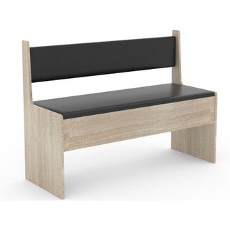 ebuy24 Ebuy24 - Banco De Esquina De Madera Vcm Con Pecho Esal Ancho 110 Cm (roble Sonoma)