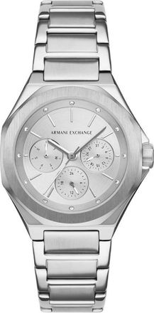 A|X Armani Exchange Multifunction Quartz Silver Dial Ladies Watch AX4622