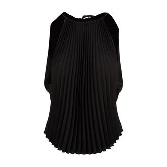 Beatrice .B Sleeveless Tops, female, Black, XS, Black Top Model 24Fe4110 AIR 99