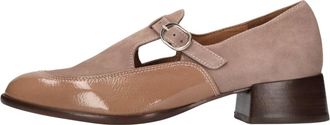 Chie Mihara Schoenen, Dames, Beige, 38 EU, Leer, Saluna Loafers