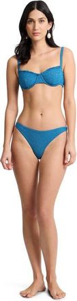 Onia Marilyn Underwire Bikini Top in Blue at Nordstrom, Size X-Large