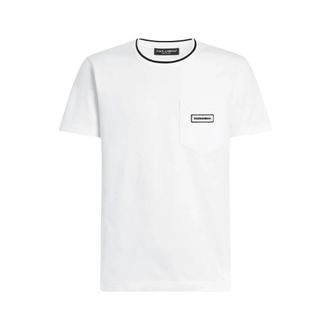 Dolce & Gabbana Cotton T-shirt - male - Dolce & Gabbana - T-Shirts - White - 3XL - Tops