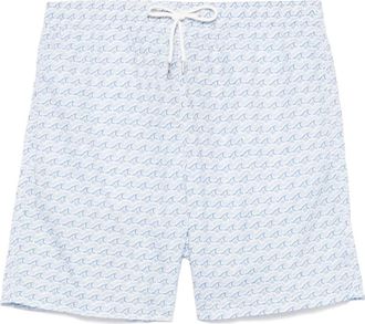 Paul & Shark Costume da bagno con stampa grafica - Blu