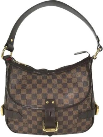 Louis Vuitton Pre-owned Shoulder Bags, female, Brown, Size: ONE SIZE Pre-owned Damier Canvas Shoulder Bag