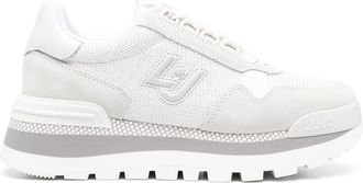 Liu Jo panelled low-top sneakers - women - Leather - 41 - White