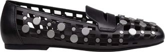 Ash Mocassino traforato - Dames - Loafers - Zwart - 37 EU - Leer - Schoenen