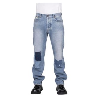 Moschino Straight Fit Jeans, male, Blue, M, Pantalone Denim