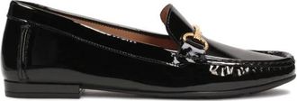 Kazar Dames gelakte zwarte mocassins. Dit product valt groot uit. - Dames - Loafers - Zwart - 37 1/2 EU - Leer - Schoenen