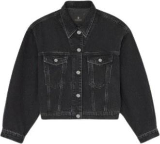 Anine Bing Denim Jassen - Dames - Spijkerjassen - Zwart - S - Denim - Jassen