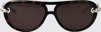 Bottega Veneta BV1418S Sunglasses in Metal and Acetate