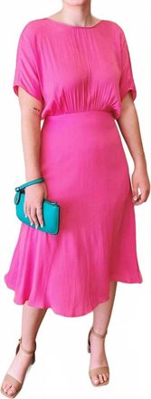 Naked Zebra Bianca Dress In Pink