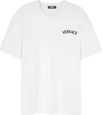 Versace Witte T-shirts en Polos - Heren - T-shirts - Wit - XL - Tops