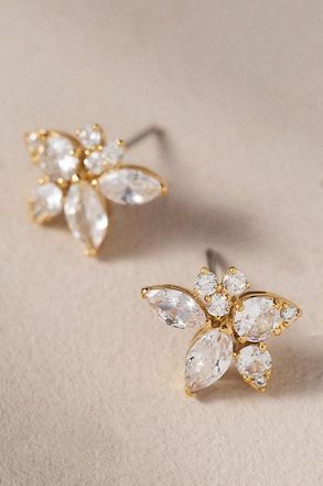 Nadri Floral Cluster Post Earrings