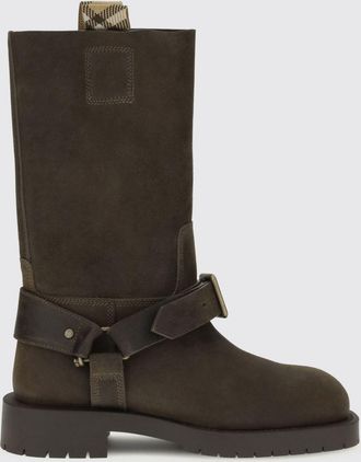 Burberry Stivale Burberry in camoscio