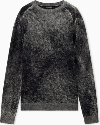 Emporio Armani geribde trui van scheerwol