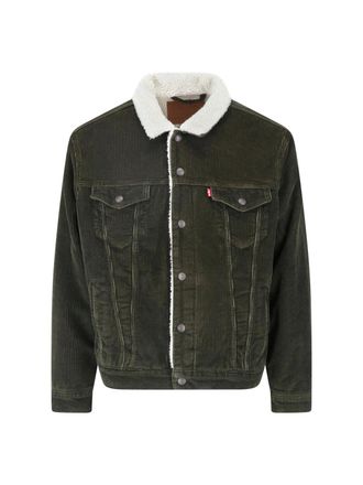Levi's Green Corduroy Type III Trucker Denim Jacket