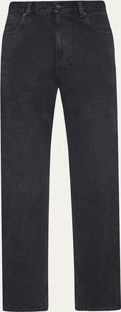 The Row Mens Vanya Mid-Rise Wide-Leg Jeans
