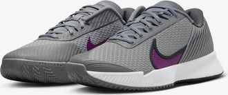 Nike Mens Zoom Vapor Pro Two Hc Shoes In Smoke Grey Sangria