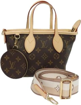 Louis Vuitton Pre-owned Canvas Mini Bag - Dames - Vintage Mini Tas - Bruin - ONE Size - Vintage