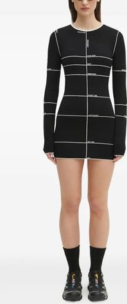 VETEMENTS Abito corto con logo - Nero