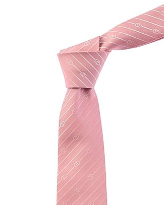 Gucci Interlocking G Silk Jacquard Tie
