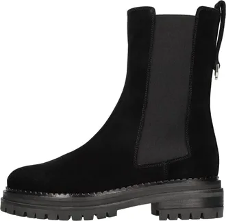 Sergio Rossi Schoenen, Dames, Zwart, 36 EU, Leer, SR Joan Ankle Boot