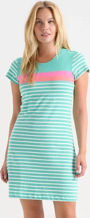 Hatley Crew Neck T-Shirt Mini Dress In Bermuda Stripes