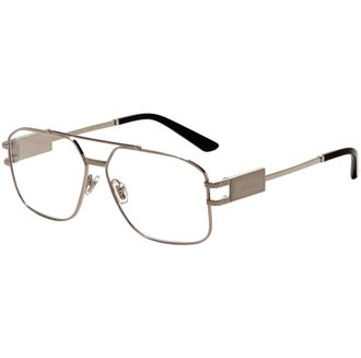 Versace Mens 57 mm Silver Opticals