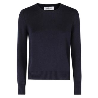 Gran Sasso Trui met ronde hals - Dames - Ronde hals truien - Blauw - 2XS - Wol - Truien & Vesten