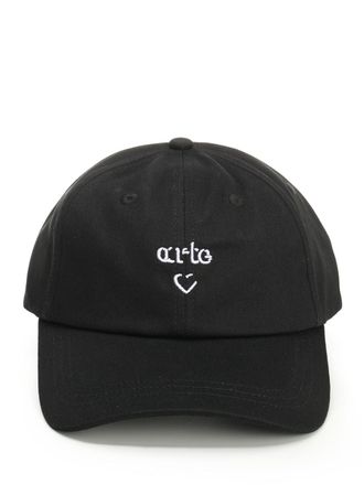 Arte Heart Logo Cap Cappelli Nero-Uomo