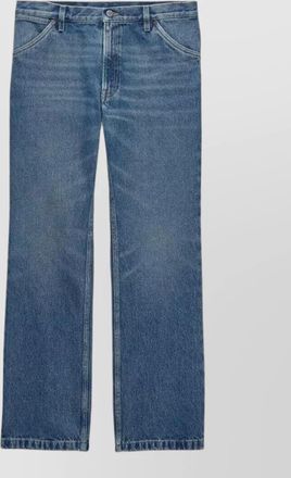 Prada regular waist straight leg denim jeans