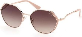 Guess Zonnebrillen - Dames - Zonnebrillen - Geel - 58 MM - Accessoires