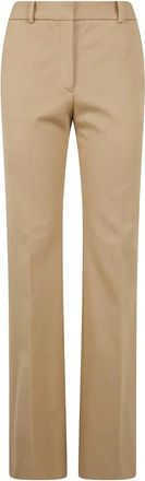 Joseph Tafira Straight Broeken - Dames - Straight fit broeken - Beige - XS - Katoen - Broeken