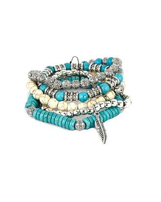 Jean Claude Set Of 5 Boho Chic Bracelets