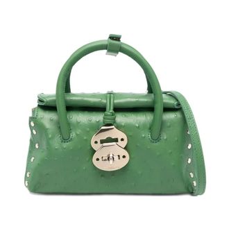 Zanellato Handbags, female, Green, Size: ONE SIZE Dotta Cactus Baby Tote Bag