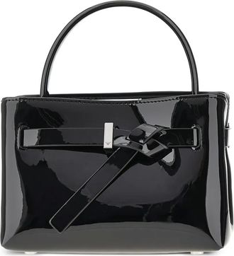 Emporio Armani top-handle tote bag - women - Polyester - One Size - Black