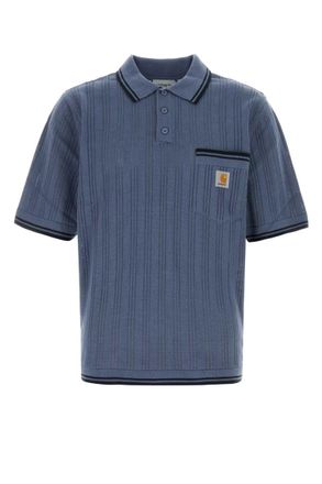 Carhartt Work in Progress Blue None Shirt Collar Polo