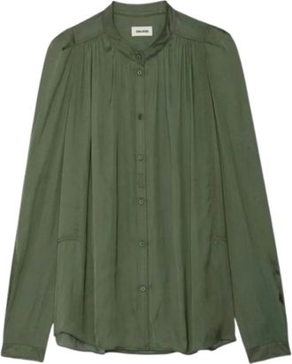 Zadig&Voltaire Donna, Camicette, Verde, L, new