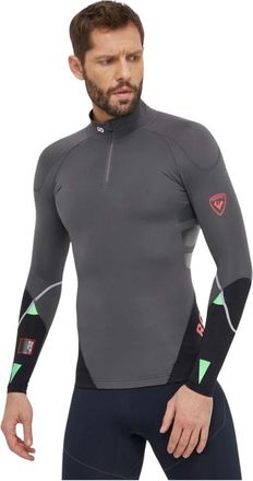 Rossignol Infini Compression Race Top - Heren - Thermokleding winter - Grijs - S - Nylon - Fitness