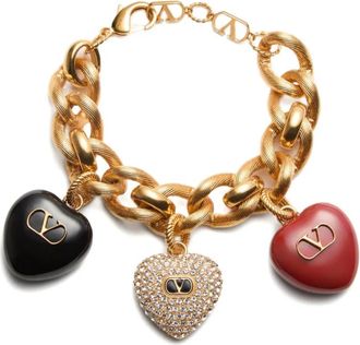 Valentino Garavani Bracciale Coeur Royal - Oro