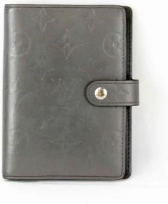 Louis Vuitton Pre-owned Accessories, female, Gray, Size: ONE SIZE Pre-owned Leather home-office