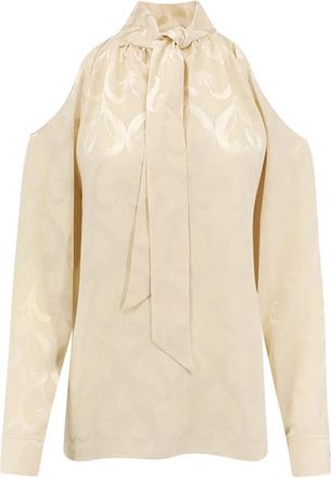 Dior Blouse met blote schouders - Dames - Blouses - Geel - M - Overhemden
