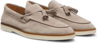 BOSS Suede loafers with tassel trim