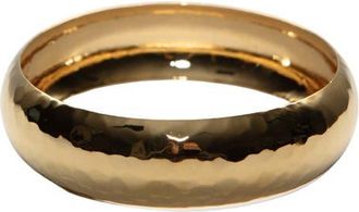Argento Vivo Hammered Wide Bangle in Gold at Nordstrom