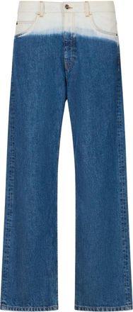 Marni Denim Jeans met Degrad&eacute; Afwerking - Heren - Loose Fit Jeans - Blauw - W30 - Denim - Jeans