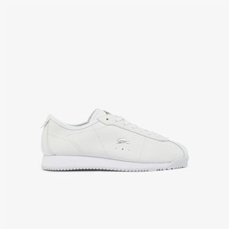 Lacoste Womens Club-Low Trainers in White Leather - Size UK 6.5