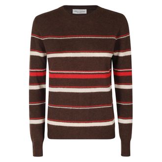 Roberto Collina Girocollo Rigato ML - Knitwear - Mujer - Multicolor - S
