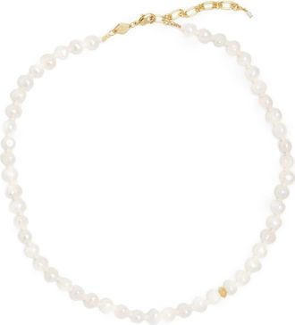 Anni Lu freshwater pearl necklace - women - Gold Plated Brass/Pearl - One Size - White