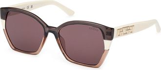 Guess GU7912 20Y Womens Sunglasses Brown Size 55